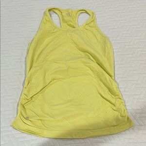Athleta Lemon Yellow Active Tank size large